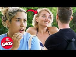 Wife Tests Her Husband With Bikini Model | Just For Laughs Gags