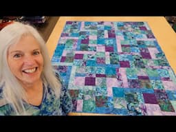 EASY "Serenity" Patchwork Quilt!