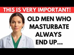 If you are an old man and you masturbate I am sorry to tell you this…