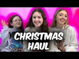 Fun Family Three Christmas Presents Haul | Ava Isla & Olivia's Top 5 Gifts