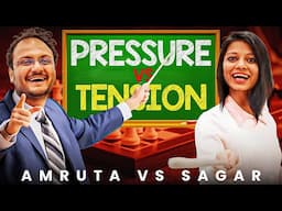 Pressure vs Tension Amruta Vs Sagar 🤣🤣