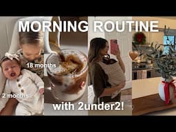 MORNING ROUTINE with 2under2🌤️👶🏻☕️