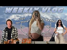 Weekly vlog #56: 23 weeks pregnant | Bachelor finale & slowly getting baby products sorted!