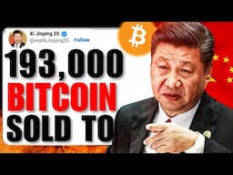 BREAKING: Trump FORCES China To DUMP $20B Of Bitcoin NOW?!