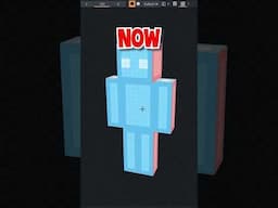 Make Minecraft Skins with Blockbench #shorts