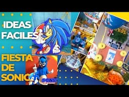 Ideas Faciles para Fiesta de Sonic