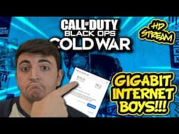 BLACK OPS COLD WAR | PLAYING THE OBJECTIVE AND GETTING W'S (WE GOT GIGABIT INTERNET NOW BOYS!)