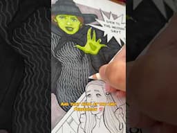 Wicked Fan Art 🎭 | Defying Gravity Scene Hand-Drawn