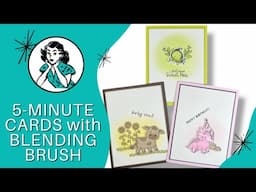 🔴  Simple Blending Brush Cards: Quick Ideas for Any Occasion