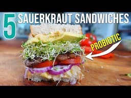 5 - Probiotic SAUERKRAUT SANDWICH RECIPES - Insanely  Delicious!