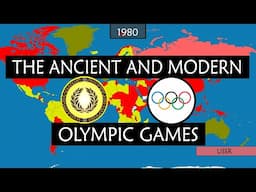 The History of the Ancient and Modern Olympic Games on a map