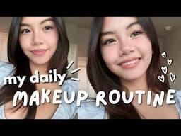 MY DAILY MAKEUP ROUTINE! "no makeup" makeup look