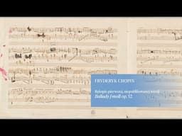 Press Conference: manuscript of Chopin's Ballade in F minor acquired by the Chopin Museum