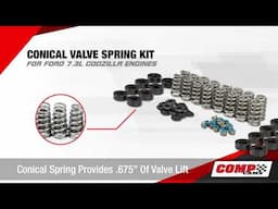 COMP Cams® Conical Valve Spring Kit for Ford 7.3L Godzilla Engine