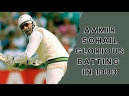 Aamir Sohail's glorious Batting in the 1st Test at Karachi in 1993