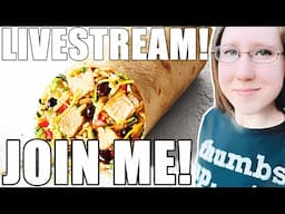 LIVE! Moe's Burrito Mukbang! (Eating Show)