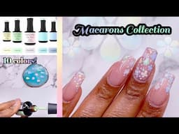 Pastel Spring Flower Nails🌸 Madam Glam March Macarons Collection ! Spring Nails 2022