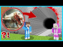 MIPAN & ZUZUZU MENEMUKAN TEROWONGAN TEMPAT TINGGAL INFECTED SKY DI MINECRAFT! SEREM BANGET