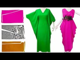 ✅ 5 Different Dress Cutting and Sewing You should know - Very Easy Kaftan Designs