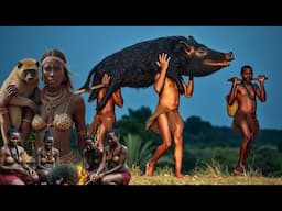 HADZABE TRIBE# THE BEST HUNTERS AND THE  MOST SKILLFUL MEN IN AFRICAN#