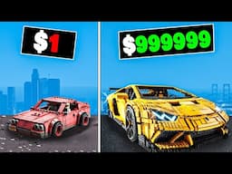 $1 to $1,000,000 Lego Cars in GTA 5