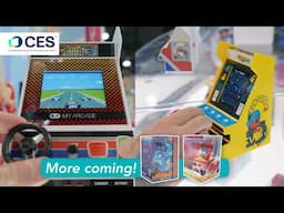 Mini Retro Arcade Machine with Officially Licensed Games by @MyArcaderetro at CES 2025