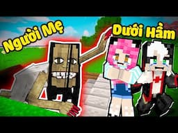 MỀU BẤT NGỜ PHÁT HIỆN NGƯỜI MẸ DƯỚI TẦNG HẦM TRONG MINECRAFT*REDHOOD 24GIỜ SỐNG CÙNG SCP BÀ MẸ ÁC MA