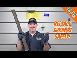 Replace Your Garage Door Torsion Spring Safely And Save $$$!