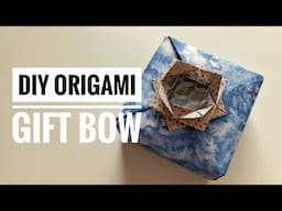 Simple DIY Origami Paper Gift Bow