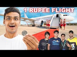 I Booked Flight with 1 Rupee to Meet Top Youtubers