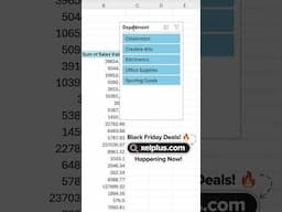 Add Slicers (buttons) to your Excel Pivot Tables #excel #exceltips