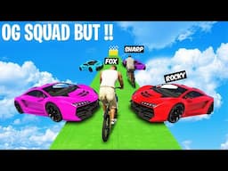 OG Squad Cars Vs Runners BUT ? | Gta 5 Funny Moments - Black FOX