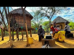 Whole SARDINES stew in Africa!!MOST REMOTE Village  Food in Kenya!! 🇰🇪