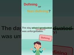 Relative Clauses Defining & Non-Defining #englishgrammar #english #learnenglish |  EasyTeaching