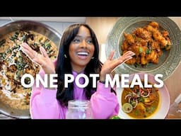 ONE POT MEALS | easy meals for a busy weekday (plant-based)