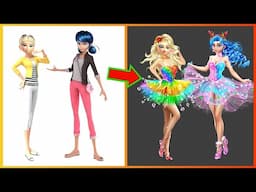 Miraculous Ladybug & Chloe Glow Up Beautifully 🌟🌟 Miraculous Transformation 🐞🐞🐝🐝