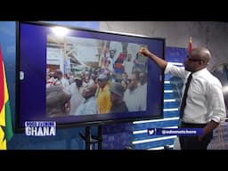 Hon. Alexander Afenyo Markin, lead the Mighty Minority to visit Adum market