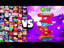 OLLIE vs ALL BRAWLERS! With 16 POWER-UPs! | Brawl Stars