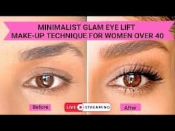 Minimalist Eye Lift Make up Technique for Hooded Eyes/ Over 40 must watch