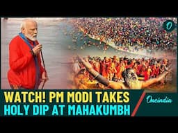 VIDEO: PM Modi Takes The Holy Dip at Mahakumbh in Prayagraj| Watch It Now