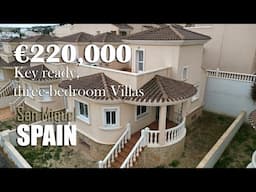 Cheap Mediterranean style villas near the sea for sale in San Miguel De Salinas, Costa Blanca, Spain