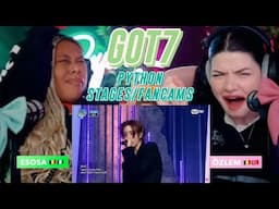 GOT7 - PYTHON Stage and fancams ❄️ reaction