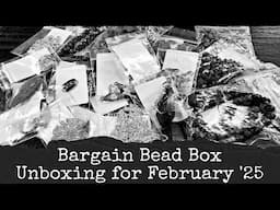 Bargain Bead Box Unboxing and Review - February 2025