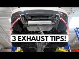 Things to LOOK for AFTER Installing an Exhaust