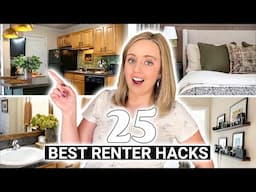 25 *MUST TRY* Renter-Friendly Upgrades for 2025! ✨