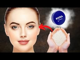 nivea and rice: the one secret that cosmetics doctors hid for glowing, tight skin!!