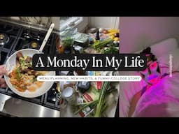 A MONDAY VLOG: New Habits, Menu Planning, & Funny College Memories