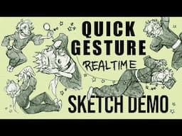 ✦ Draw With Me! // Real time fast sketching with comics art advice Q&A