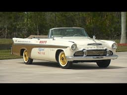 This 1956 DeSoto Fireflite Pace Car was chosen by Indianapolis 500 President Tony Hulman