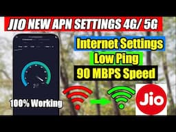 Jio New APN Settings 2024 4G / 5G | Jio Network Problem Solution | Jio Internet Speed Kaise Badhaye